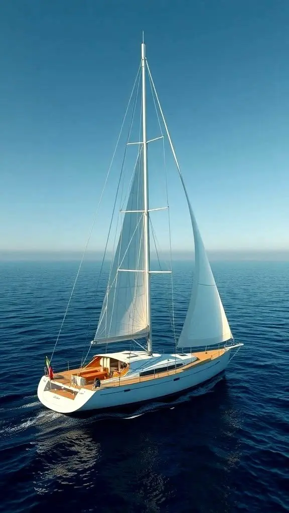 Marine vessel at sea